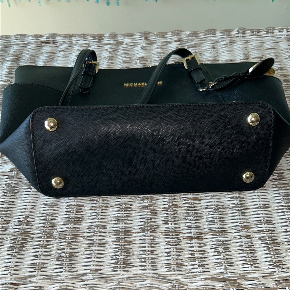 Michael Kors Black Tote with Gold Hardware - Picture 7 of 7